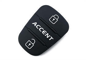 Hyundai Accent TN28b Bilnøgle reservedel gummi knapper 